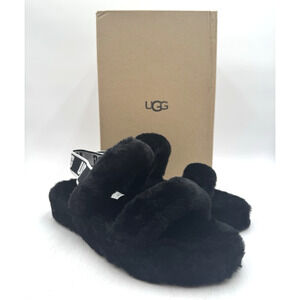 UGG OH YEAH Women's NEW Slide Black US Size 11 Medium (1107953)